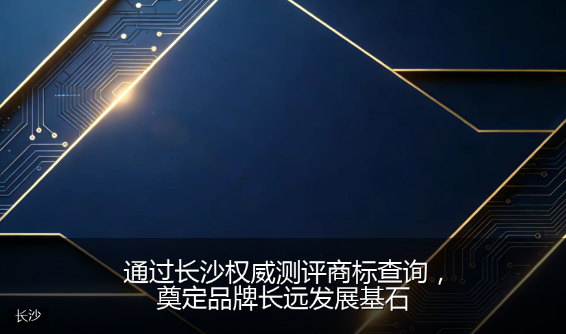 通过长沙权威测评商标查询，奠定品牌长远发展基石