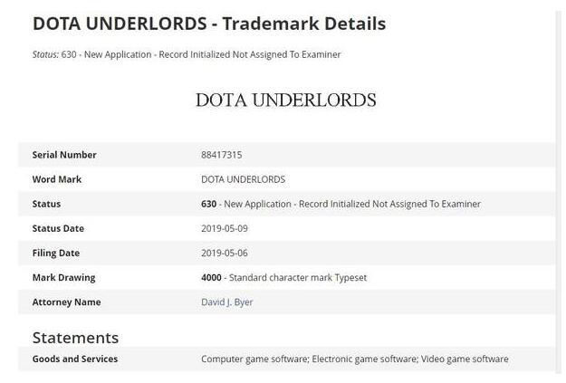 V社注册“DOTA”新商标 网友猜测将在TI9公布新作